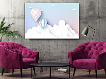 Obraz do detskej izby Letiace balóny 1493